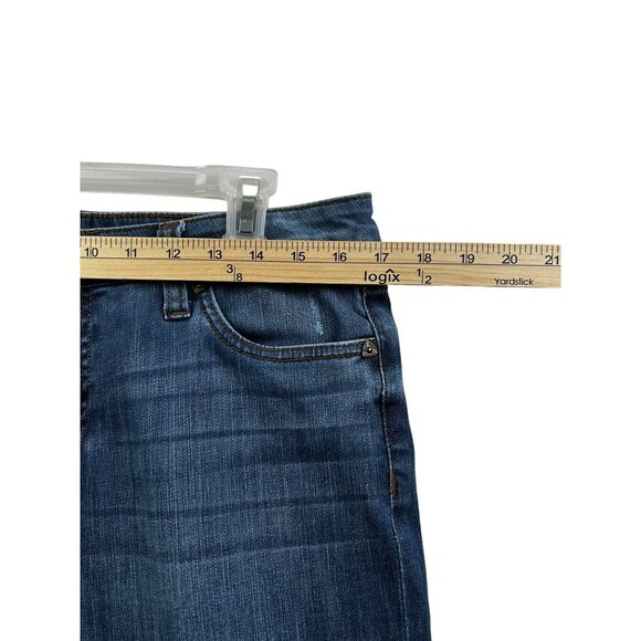 Kut From The Kloth Distressed Boyfriend Jeans 10P Medium Wash Denim - Picture 7 of 10